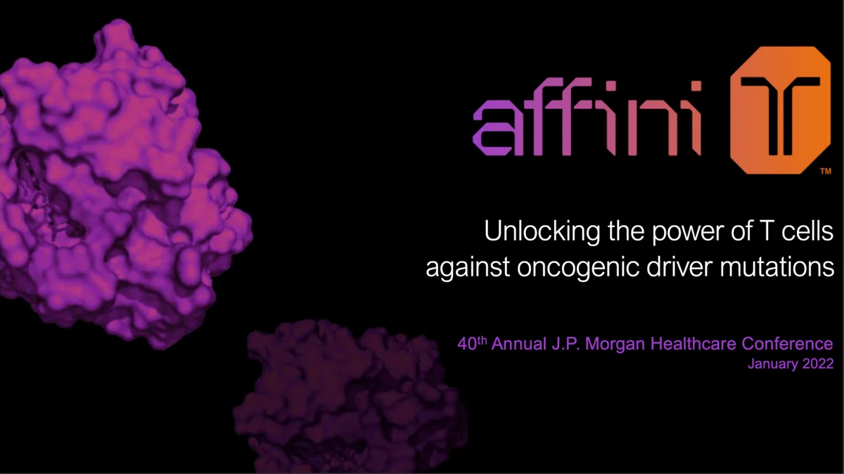 See the 24-slide pitch deck a new biotech startup just used to raise $175 million to develop the next cancer breakthrough · slide 1