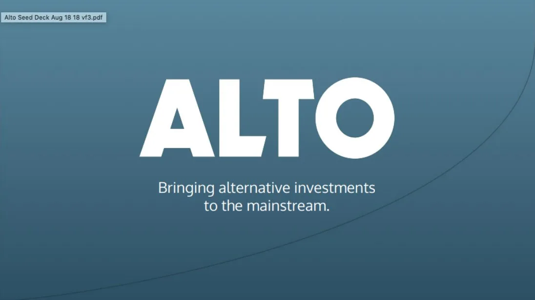 This is the pitch deck that helped convince Blackstone's Tony James;; NerdWallet's cofounder;; and Sequoia Capital to invest in the seed round of a startup disrupting retirement investments · slide 1