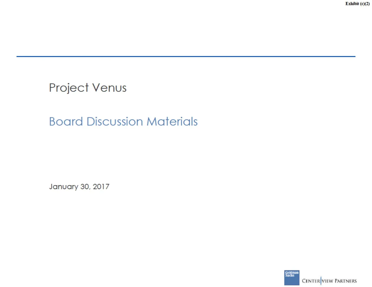 5 IBD presentation 2017 HSN Inc. Centerview Partners · slide 1