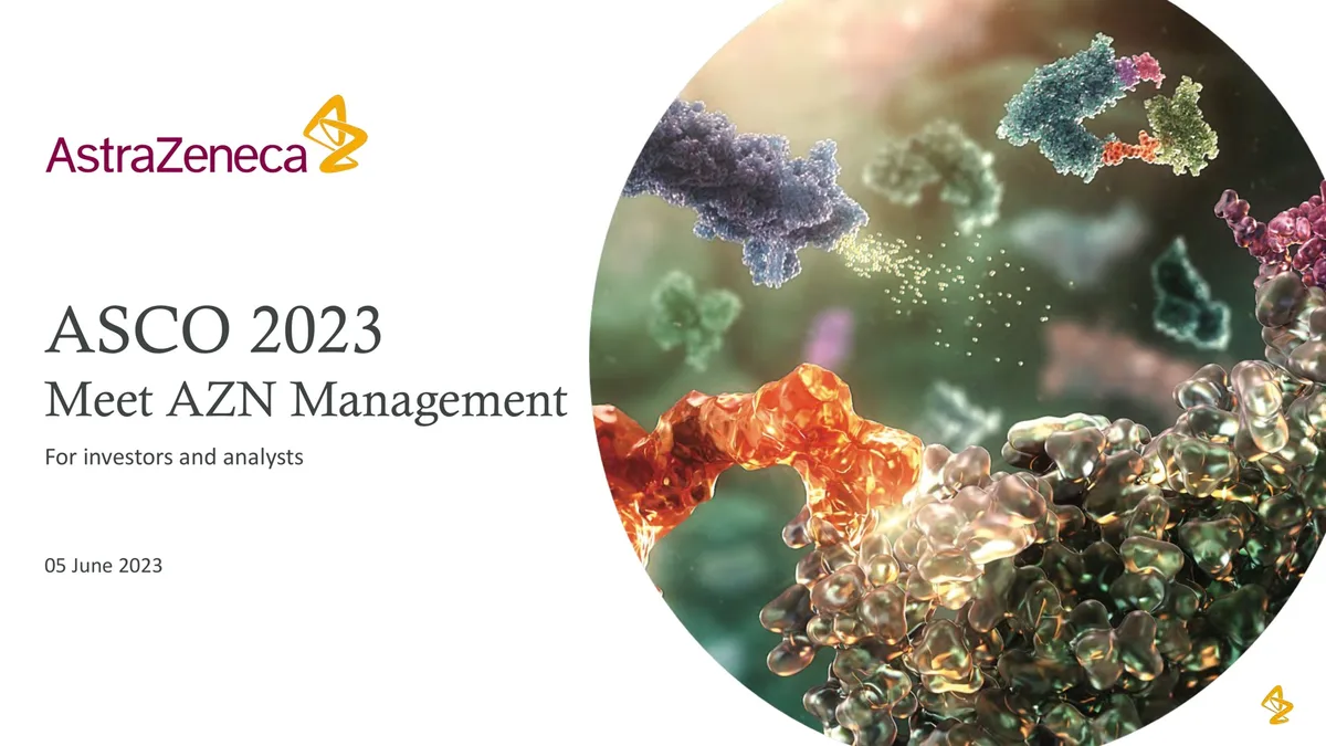 AstraZeneca | Investor Event Presentation Deck | 52 slides · slide 1