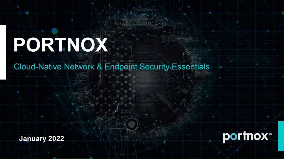 Check out the 12-slide pitch deck an ex-Microsoft director used to raise $22 million for his security startup Portnox · slide 1