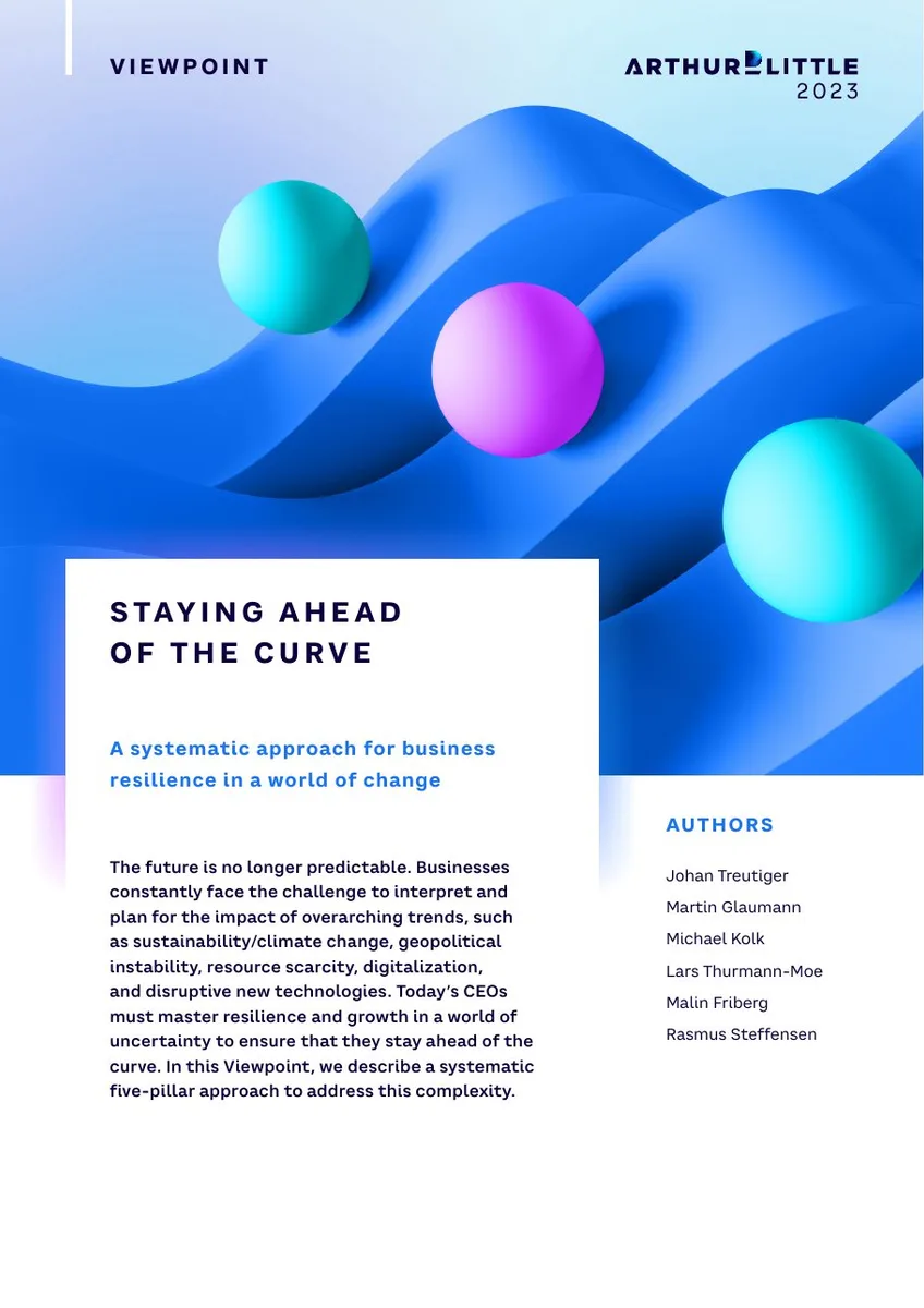 Staying Ahead of the Curve · slide 1