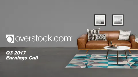 Overstock | Results Presentation Deck | 49 slides