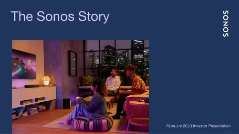 Sonos | Investor Presentation Deck | 20 slides