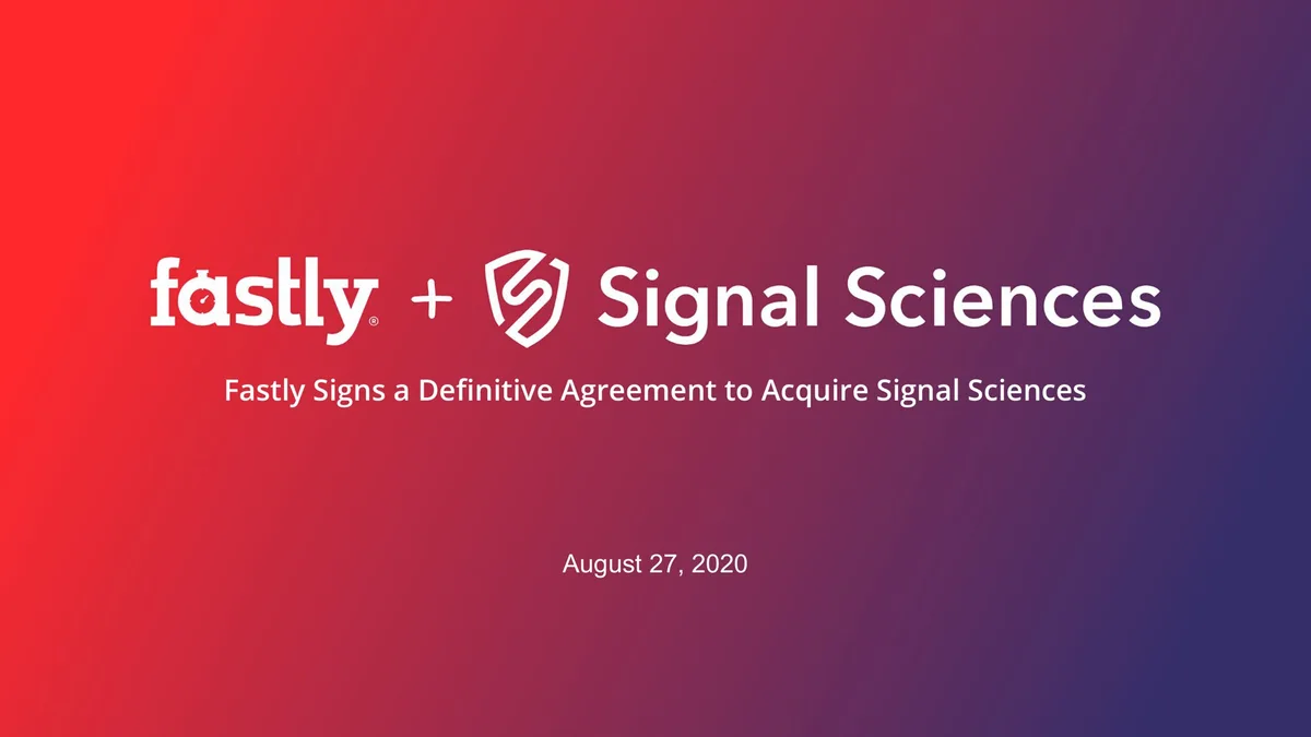 Fastly | Mergers and Acquisitions Presentation Deck | 12 slides · slide 1