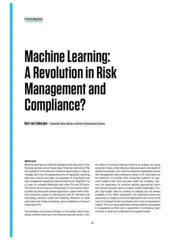 AI/ML use in Risk Management and Compliance PwC Actuarial, Risk &amp; Quants