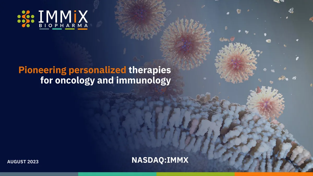 Immix Biopharma | Investor Presentation Deck | 49 slides · slide 1