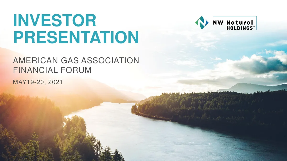 NW Natural Holdings | Investor Conference Presentation Deck | 52 slides · slide 1