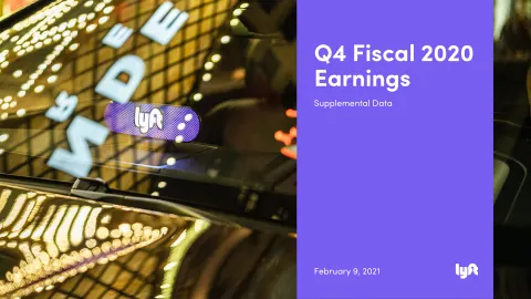 Lyft | Results Presentation Deck | 19 slides