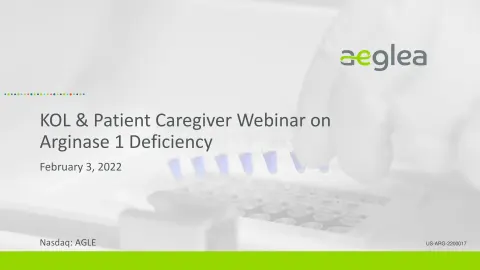 Aeglea BioTherapeutics | Investor Presentation Deck | 33 slides