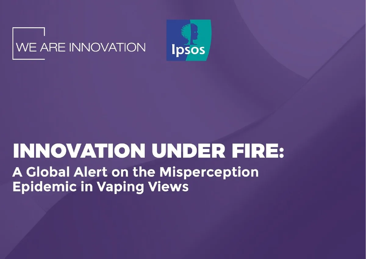 INNOVATION UNDER FIRE: A Global Alert on the Misperception Epidemic in Vaping Views · slide 1