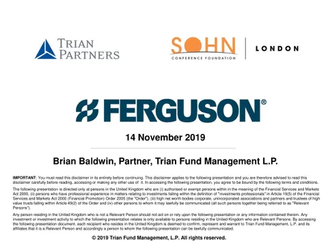 Ferguson plc (FERG)