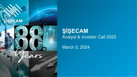 Sisecam Resources | Results Presentation Deck | 24 slides