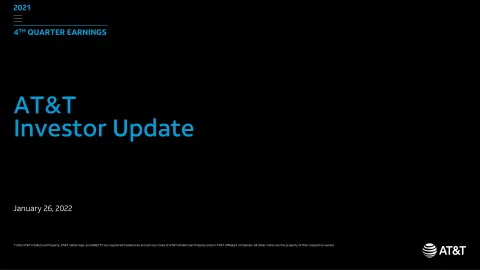 AT&amp;T | Results Presentation Deck | 14 slides