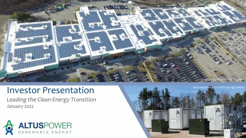 Altus Power | Investor Presentation Deck | 23 slides