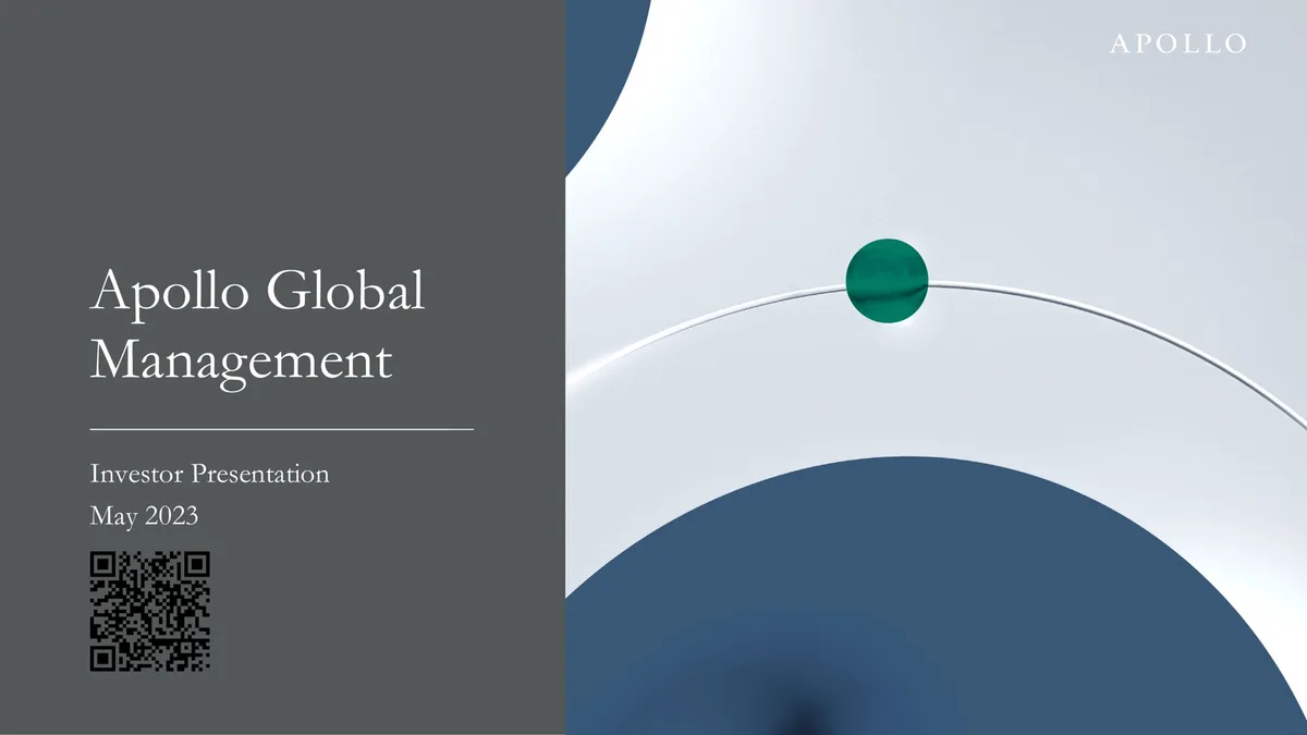 Apollo Global Management | Investor Presentation Deck | 43 slides · slide 1