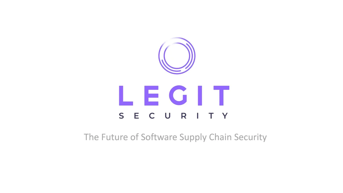 Legit Security raises $10 million to tackle supply chain attacks · slide 1