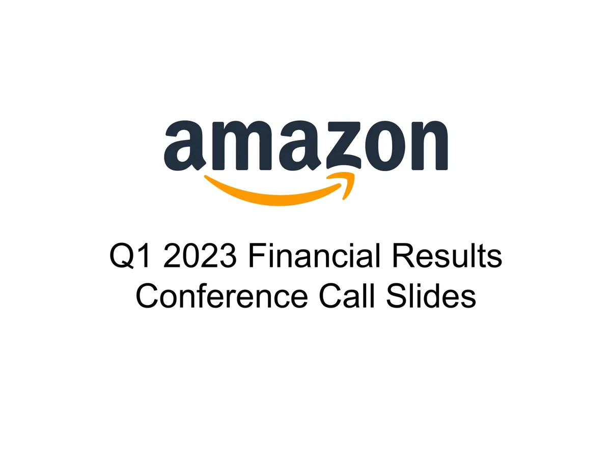 Amazon | Results Presentation Deck | 19 slides · slide 1