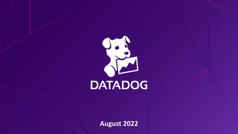 Datadog | Investor Presentation Deck | 26 slides