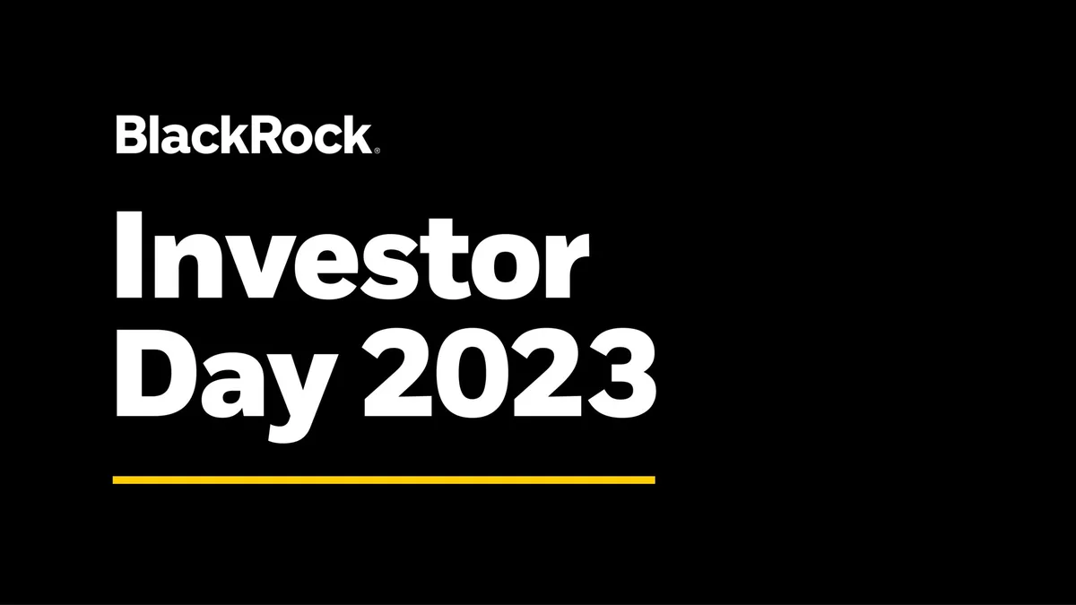 BlackRock | Investor Day Presentation Deck | 138 slides · slide 1