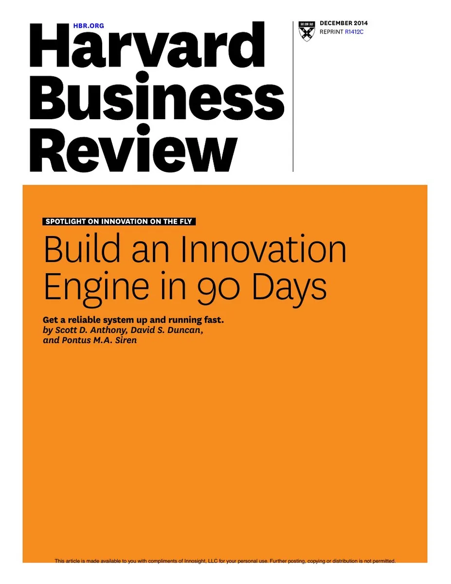 Reprint of an HBR article from December 2014.