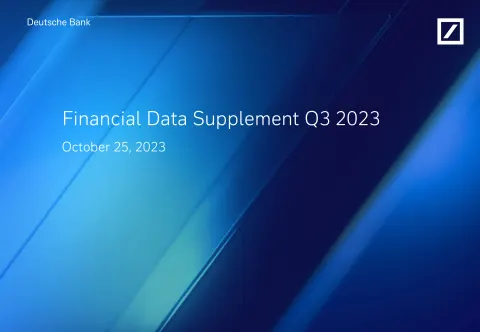 Deutsche Bank | Results Presentation Deck | 26 slides