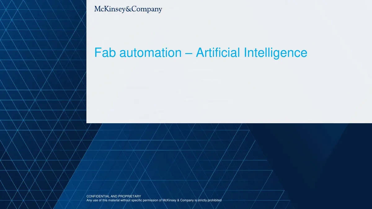 Fab Automation AI · slide 1