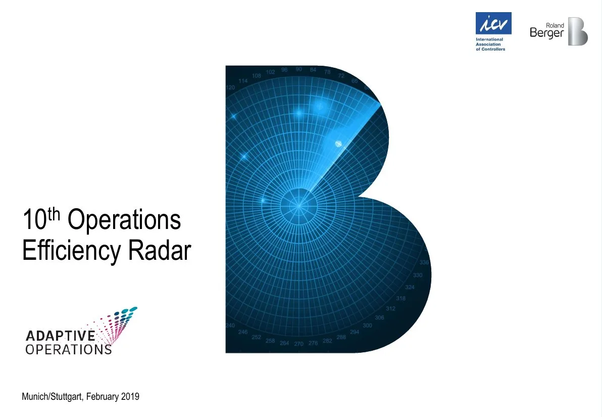 The radar graphic is shaped like the letter B, likely for Berger.
