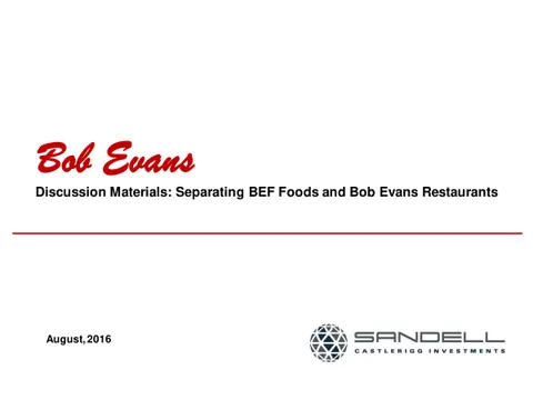 Bob Evans Farms, Inc. (BOBE)