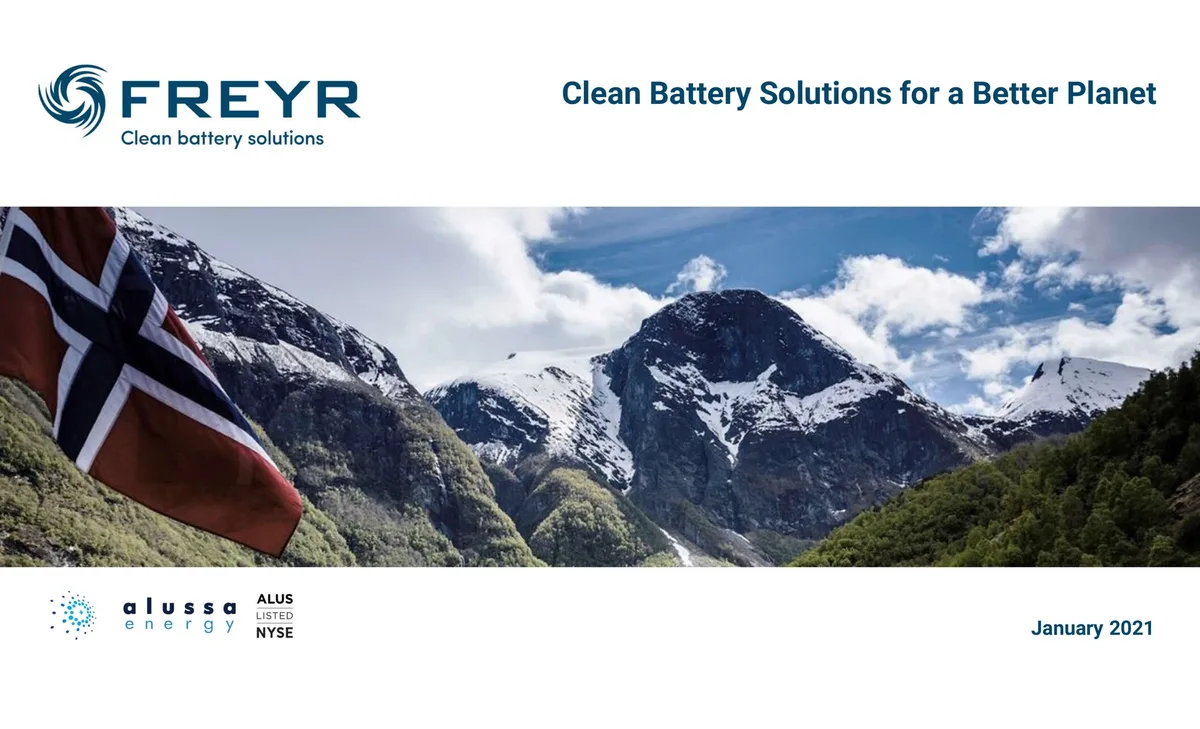Includes Alussa Energy SPAC branding.
