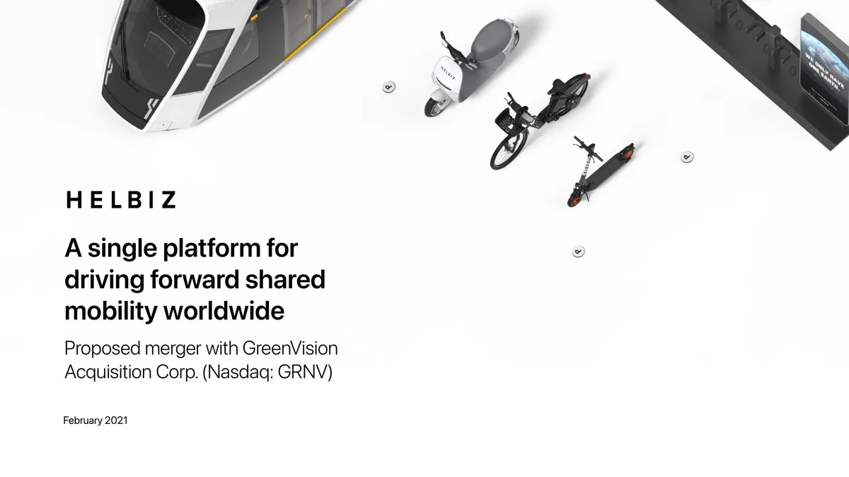 Helbiz | SPAC Presentation Deck | 49 slides · slide 1