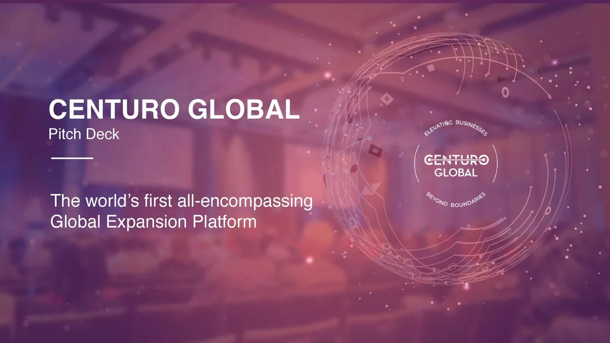 Centuro Global: AI startup raises $4 million in fresh funds · slide 1