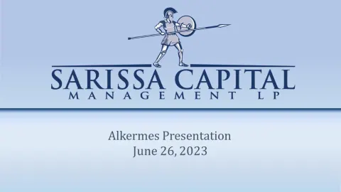 Sarissa Capital | Activist Presentation Deck | 17 slides