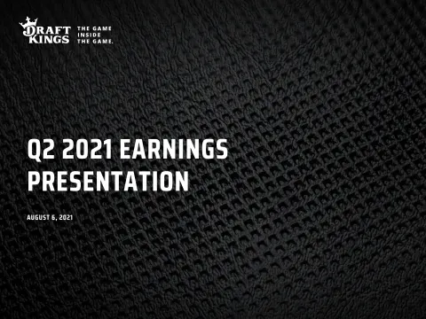 DraftKings | Mergers and Acquisitions Presentation Deck | 14 slides