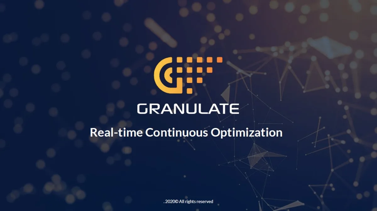 Check out the pitch deck cloud optimization startup Granulate used to net $30 million;; its second raise in 10 months · slide 1