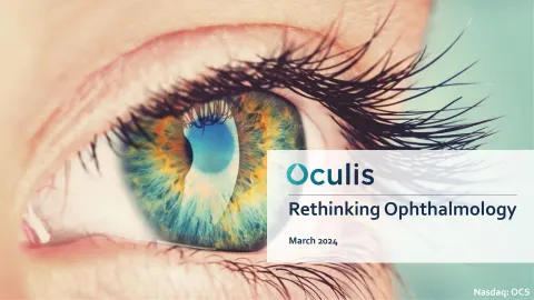 Oculis | Investor Presentation Deck | 48 slides