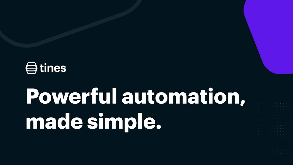We got an exclusive look at the pitch deck no-code automation startup Tines used to raise $26 million · slide 1