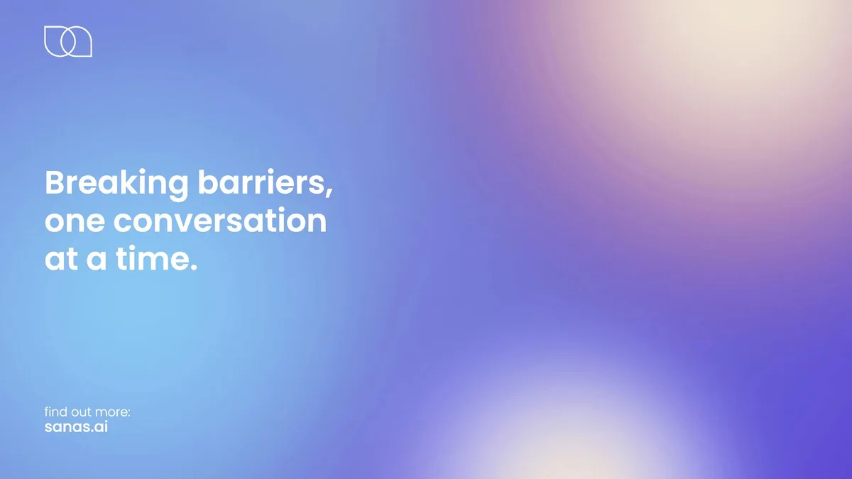 Here's an exclusive look at the pitch deck Sanas used to raise $32 million from investors like Google Ventures and Insight Partners to build its real-time accent translation software · slide 1
