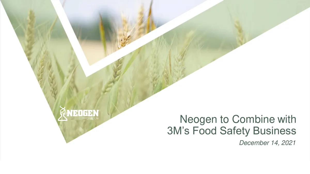 3M | Mergers and Acquisitions Presentation Deck | 24 slides · slide 1