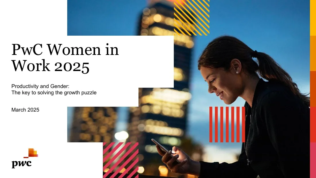 PwC Women in Work 2025 · slide 1