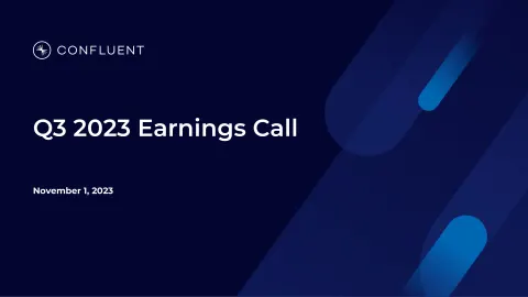 Confluent | Results Presentation Deck | 39 slides