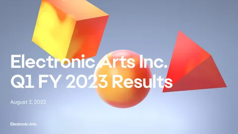 Electronic Arts | Results Presentation Deck | 16 slides