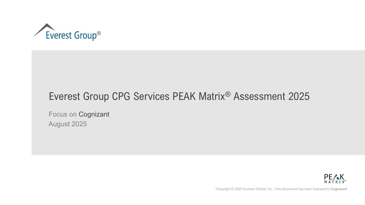 Everest Group CPG Services · slide 1