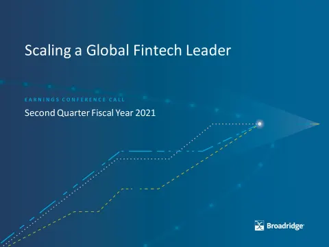 Broadridge Financial Solutions | Results Presentation Deck | 25 slides