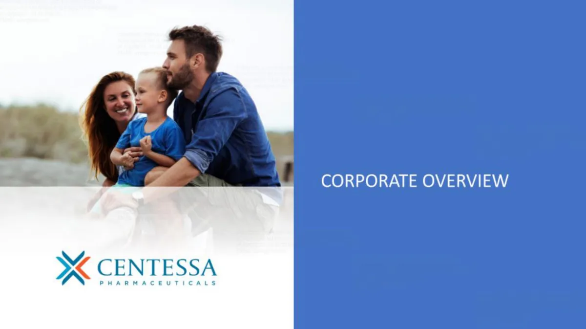 Centessa | IPO Presentation Deck | 33 slides · slide 1
