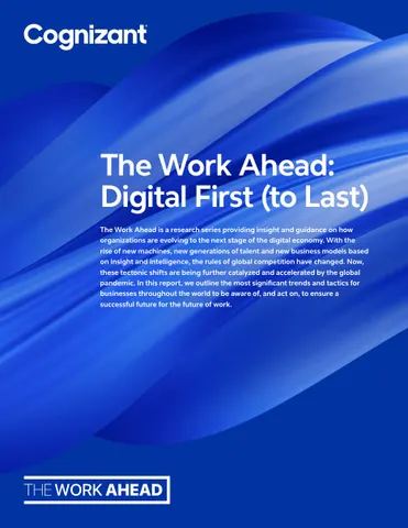 Work Ahead Digital First to Last