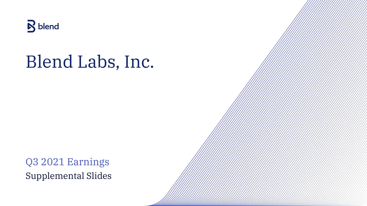 Blend | Results Presentation Deck | 25 slides · slide 1