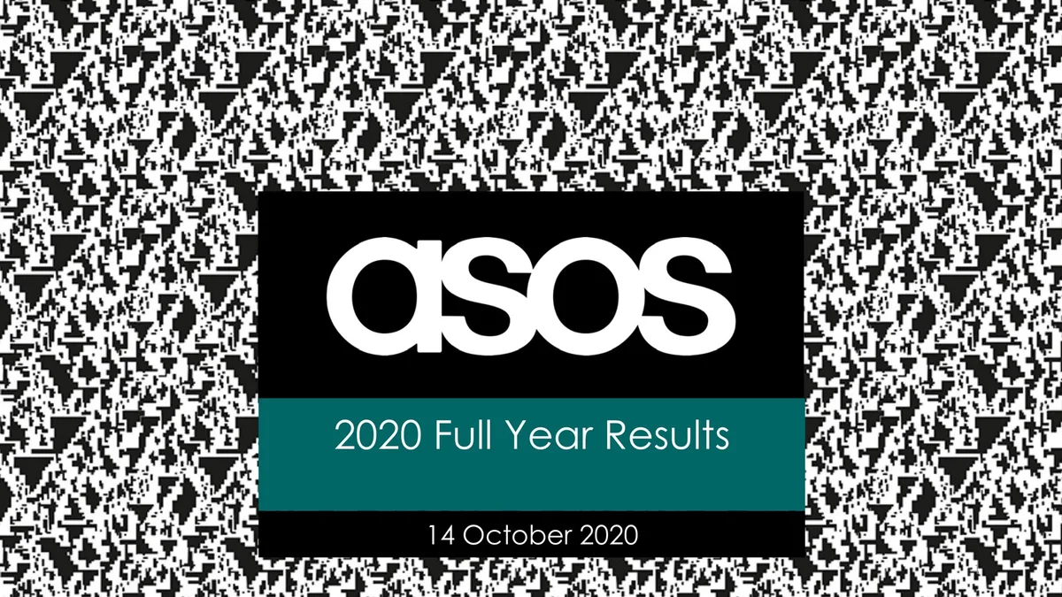 Asos | Results Presentation Deck | 47 slides · slide 1