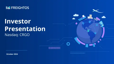 Freightos | Investor Presentation Deck | 39 slides