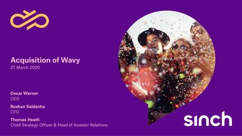 Sinch | Mergers and Acquisitions Presentation Deck | 14 slides